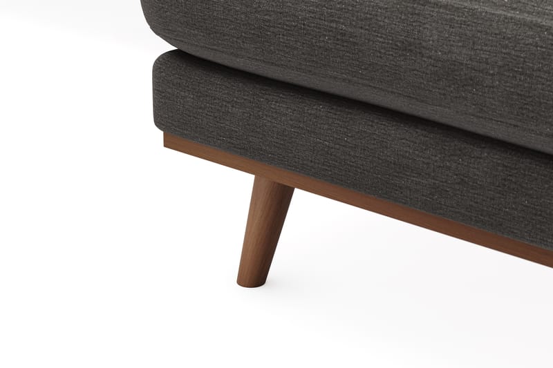 Copenhagen Premium 5-personers Højrevendt U-formet Dyb Sofa med Divan og Chaiselong i Stof - Mørkegrå - Møbler - Sofaer - U-sofa