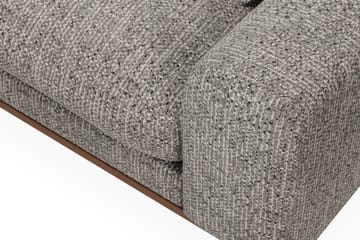 Copenhagen Premium 4-personers Venstrevendt L-formet Dyb Divansofa i Chenille - Grå - Møbler - Sofaer - Sofaer med sjeselong - 4 seters sofa med divan