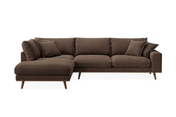Copenhagen Premium 4-personers Venstrevendt L-formet Dyb Chaiselongsofa i Stof