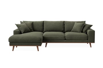 Copenhagen Premium 4-personers Venstrevendt L-formet Dyb Divansofa i Stof