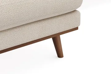 Copenhagen Premium 5-personers Højrevendt U-formet Dyb Sofa med Divan og Chaiselong i Chenille - Lys beige - Møbler - Sofaer - U-sofa