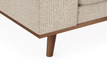 Copenhagen Premium 4-personers Højrevendt L-formet Dyb Chaiselongsofa i Chenille - Beige - Møbler - Sofaer - Sofaer med sjeselong - 4 seters sofa med divan