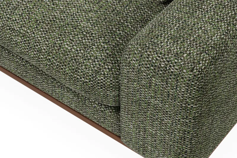 Copenhagen Premium 4-personers Venstrevendt L-formet Dyb Divansofa i Chenille - Grøn - Møbler - Sofaer - Sofaer med sjeselong - 4 seters sofa med divan