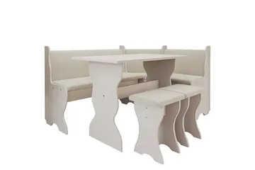 Corvyn Kökssoffa 146x106 cm - Beige - Møbler - Bord - Spisegruppe