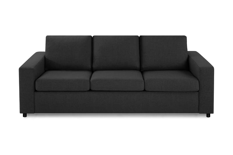 Crazy 3-seters Stoffsofa, Antrasitt