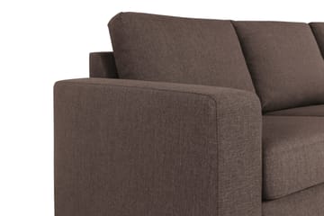 Crazy 3-seters Stoffsofa - Brun - Møbler - Sofaer - 3 seter sofa