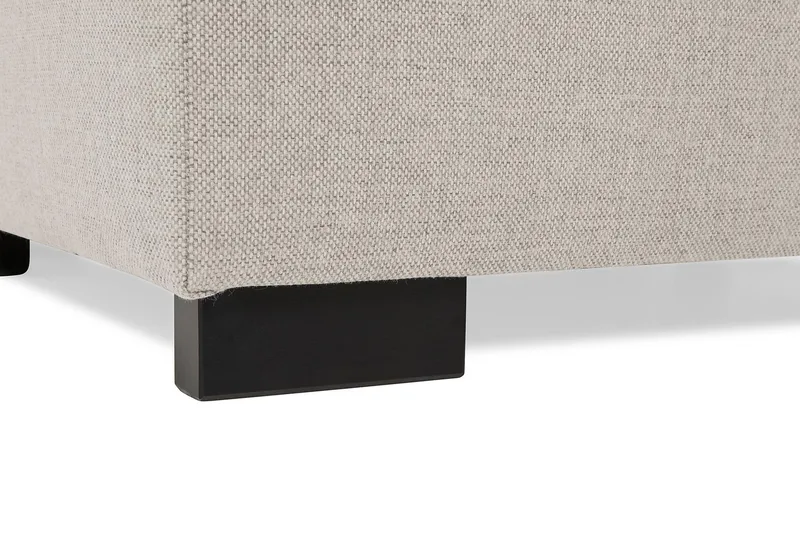 Crazy 5-seters Høyrevendt U-formet X-Large Sofa med Divan og Sjeselong i Stoff - Beige - Møbler - Sofaer - U-sofa