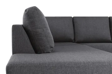 Crazy 5-seters U-formet Sofa med Dobbel Sjeselong i Stoff - Mørkegrå - Møbler - Sofaer - U-sofa