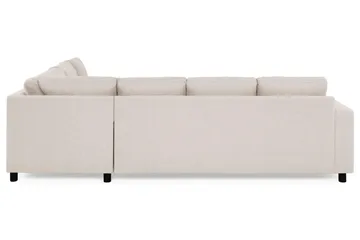 Crazy 5-seters Vendbar L-formet Large Hjørnesofa i Stoff - Beige - Møbler - Sofaer - Hjørnesofaer