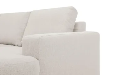 Crazy 5-seters Venstrevendt U-formet X-Large Sofa med Divan og Sjeselong i Stoff - Beige - Møbler - Sofaer - U-sofa