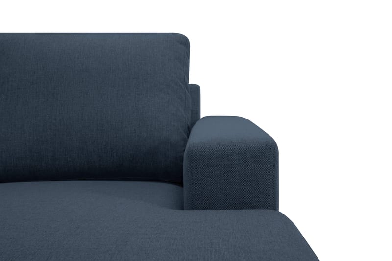 Crazy 5-seters Venstrevendt U-formet X-Large Sofa med Divan og Sjeselong i Stoff - Mørkeblå - Møbler - Sofaer - U-sofa