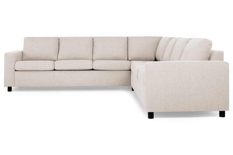 Crazy 6-seters Vendbar L-formet X-Large Hjørnesofa i Stoff, Beige