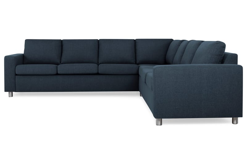 Crazy 6-seters Vendbar L-formet X-Large Hjørnesofa i Stoff - Mørkeblå - Møbler - Sofaer - Hjørnesofaer