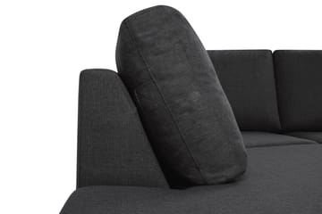 Crazy 6-seters Venstrevendt U-formet XX-Large Sofa med Divan og Sjeselong i Stoff - Antrasitt - Møbler - Sofaer - U-sofa