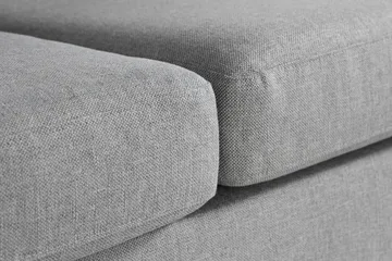 Crazy 7-seters vendbar L-formet ekstra ekstra stor hjørnesofa i stoff - Grå - Møbler - Sofaer - Hjørnesofaer