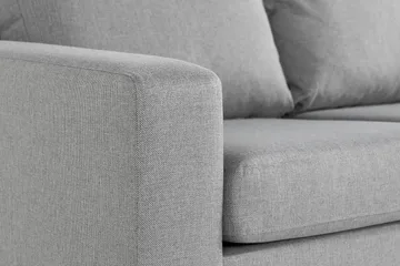 Crazy 7-seters vendbar L-formet ekstra ekstra stor hjørnesofa i stoff - Grå - Møbler - Sofaer - Hjørnesofaer