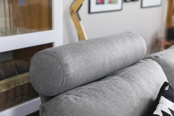Crazy 7-seters Vendbar L-formet XX-Large Hjørnesofa i Stoff - Grå - Møbler - Sofaer - Hjørnesofaer