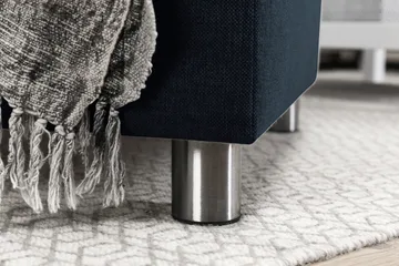 Crazy 7-seters Vendbar L-formet XX-Large Hjørnesofa i Stoff - Mørkeblå - Møbler - Sofaer - Hjørnesofaer