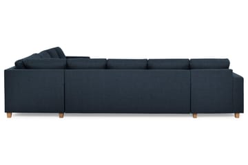 Crazy 7-seters Vendbar L-formet XX-Large Hjørnesofa i Stoff - Mørkeblå - Møbler - Sofaer - Hjørnesofaer