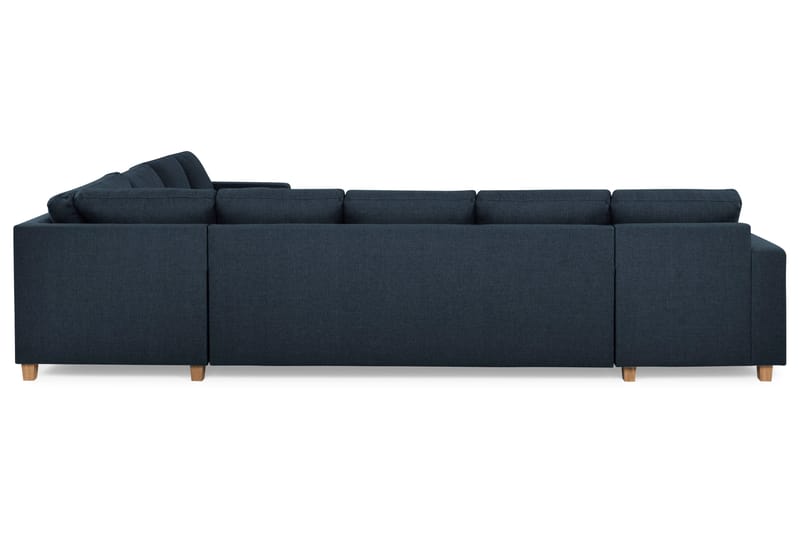 Crazy 7-seters Vendbar L-formet XX-Large Hjørnesofa i Stoff - Mørkeblå - Møbler - Sofaer - Hjørnesofaer