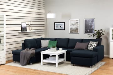 Crazy U-sofa Large Divan Høyre - Mørkeblå - Møbler - Sofaer - U-sofa