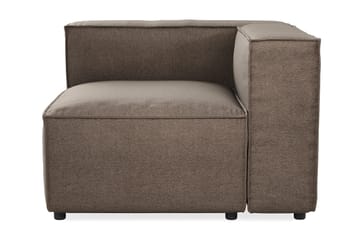 Cubo 2-seters Venstremodul i Stoff 120 cm bred - Grå - Møbler - Sofaer - Modulsofaer - Øvrige moduler til modulsofa