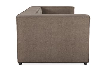 Cubo 4-seters Dyp Modulsofa i Stoff - Grå - Møbler - Sofaer - 3 seter sofa