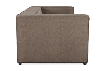 Cubo 4-seters Dyp Modulsofa i Stoff - Grå - Møbler - Sofaer - 3 seter sofa