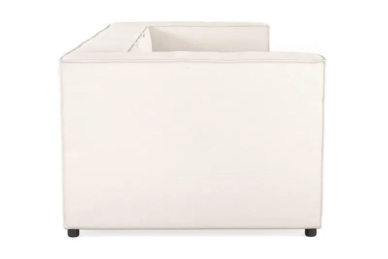 Cubo 4-seters Dyp Modulsofa i Stoff - Hvit - Møbler - Sofaer - 3 seter sofa