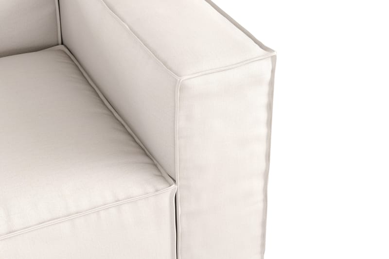 Cubo 4-seters Dyp Modulsofa i Stoff - Hvit - Møbler - Sofaer - 3 seter sofa