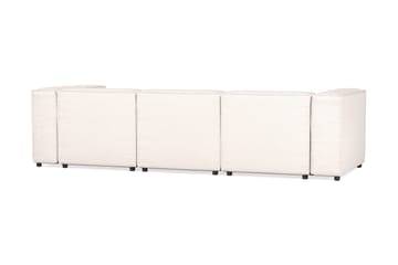 Cubo 4-seters Dyp Modulsofa i Stoff - Hvit - Møbler - Sofaer - 3 seter sofa