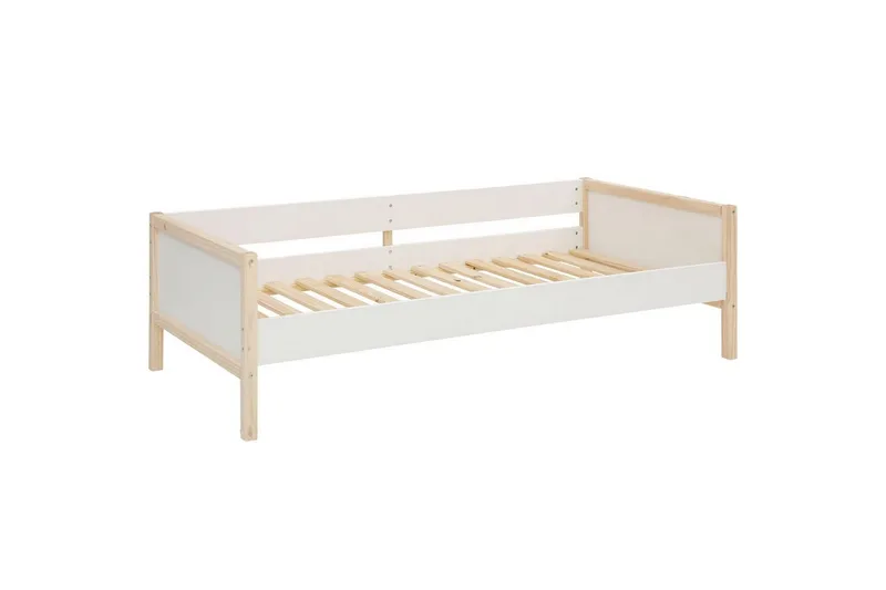 Dagbed uten rygg Loft24 Sovesofa Square Line Hvit,Natur