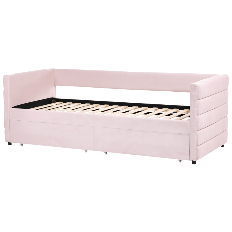 Dagbeng Marray - Pastellrosa - Møbler - Sofaer - Fløyelssofaer