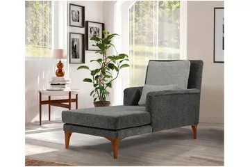 Biforco Dagseng med Rygg - Antrasitt/Natur - Møbler - Sofaer - Dagsenger