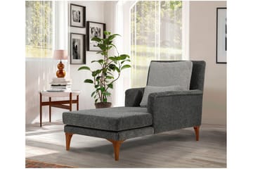 Biforco Dagseng med Rygg - Antrasitt/Natur - Møbler - Sofaer - Dagsenger