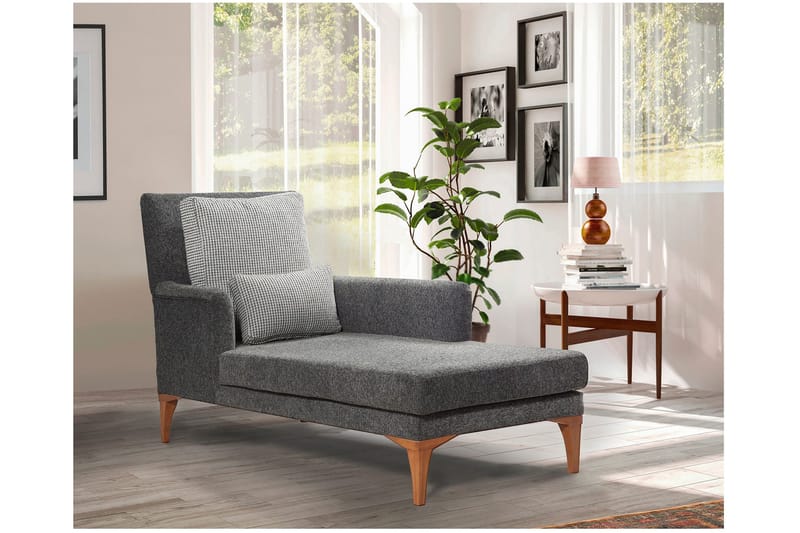 Biforco Dagseng med Rygg - Antrasitt/Natur - Møbler - Sofaer - Dagsenger