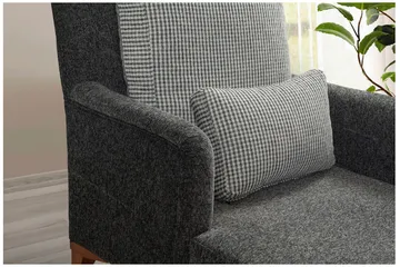 Biforco Dagseng med Rygg - Antrasitt/Natur - Møbler - Sofaer - Dagsenger