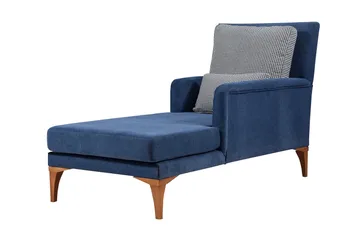 Biforco Dagseng med Rygg - Blå/Natur - Møbler - Sofaer - Dagsenger