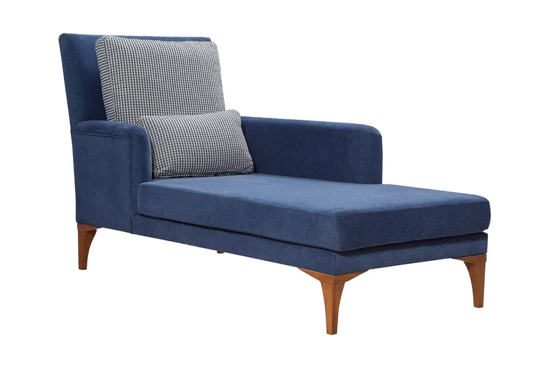 Biforco Dagseng med Rygg, Blå/Natur