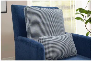 Biforco Dagseng med Rygg - Blå/Natur - Møbler - Sofaer - Dagsenger