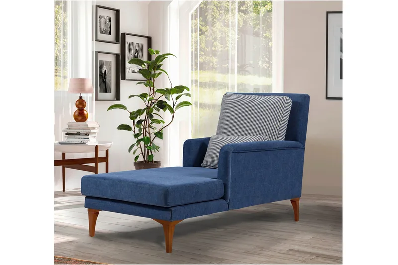 Biforco Dagseng med Rygg - Blå/Natur - Møbler - Sofaer - Dagsenger