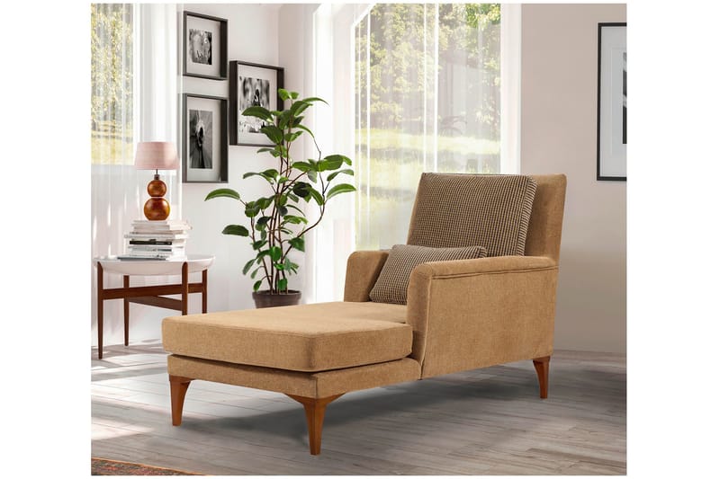 Biforco Dagseng med Rygg - Gul/Natur - Møbler - Sofaer - Dagsenger