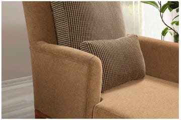 Biforco Dagseng med Rygg - Gul/Natur - Møbler - Sofaer - Dagsenger