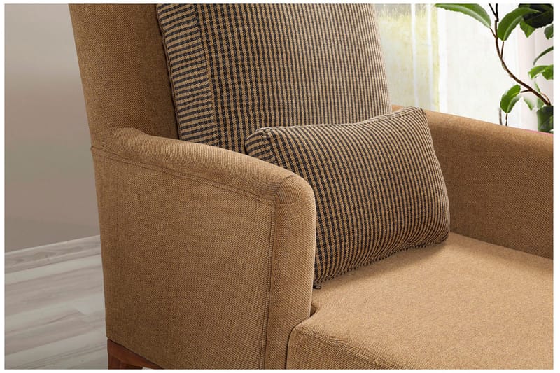 Biforco Dagseng med Rygg - Gul/Natur - Møbler - Sofaer - Dagsenger