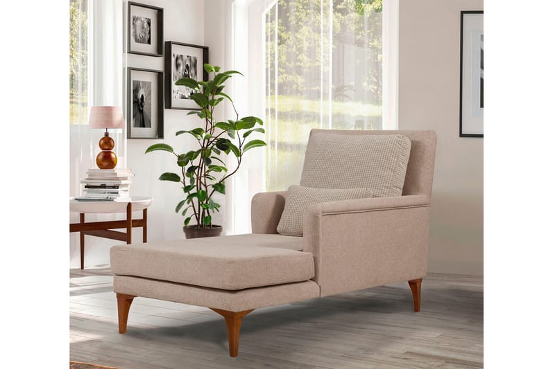 Biforco Dagseng med Rygg - Kremhvit/Natur - Møbler - Sofaer - Dagsenger