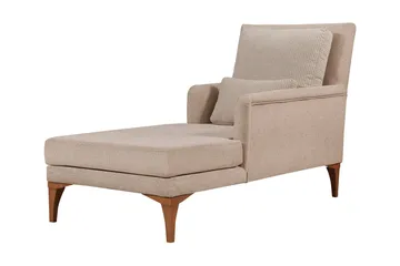 Biforco Dagseng med Rygg - Kremhvit/Natur - Møbler - Sofaer - Dagsenger