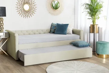 Libourne Dagseng 90 / 200 cm - Beige - Møbler - Sofaer - Dagsenger - Dagseng dobbeltseng