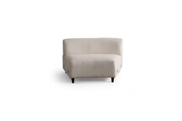Dariya Svängd Sofa 3-sits - Krem - Møbler - Sofaer - 3 seter sofa