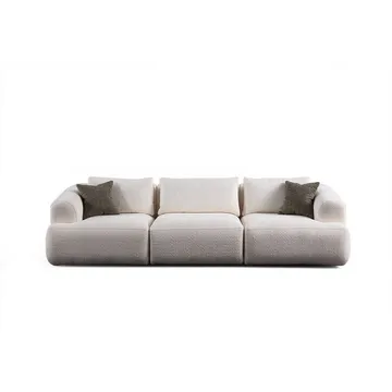 Dashwood 3-seters sofa - Hvit - Møbler - Sofaer - 3 seter sofa