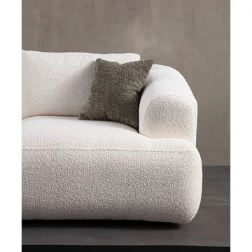 Dashwood 4-seters Hjørnesofa - Kremhvit - Møbler - Sofaer - Hjørnesofaer